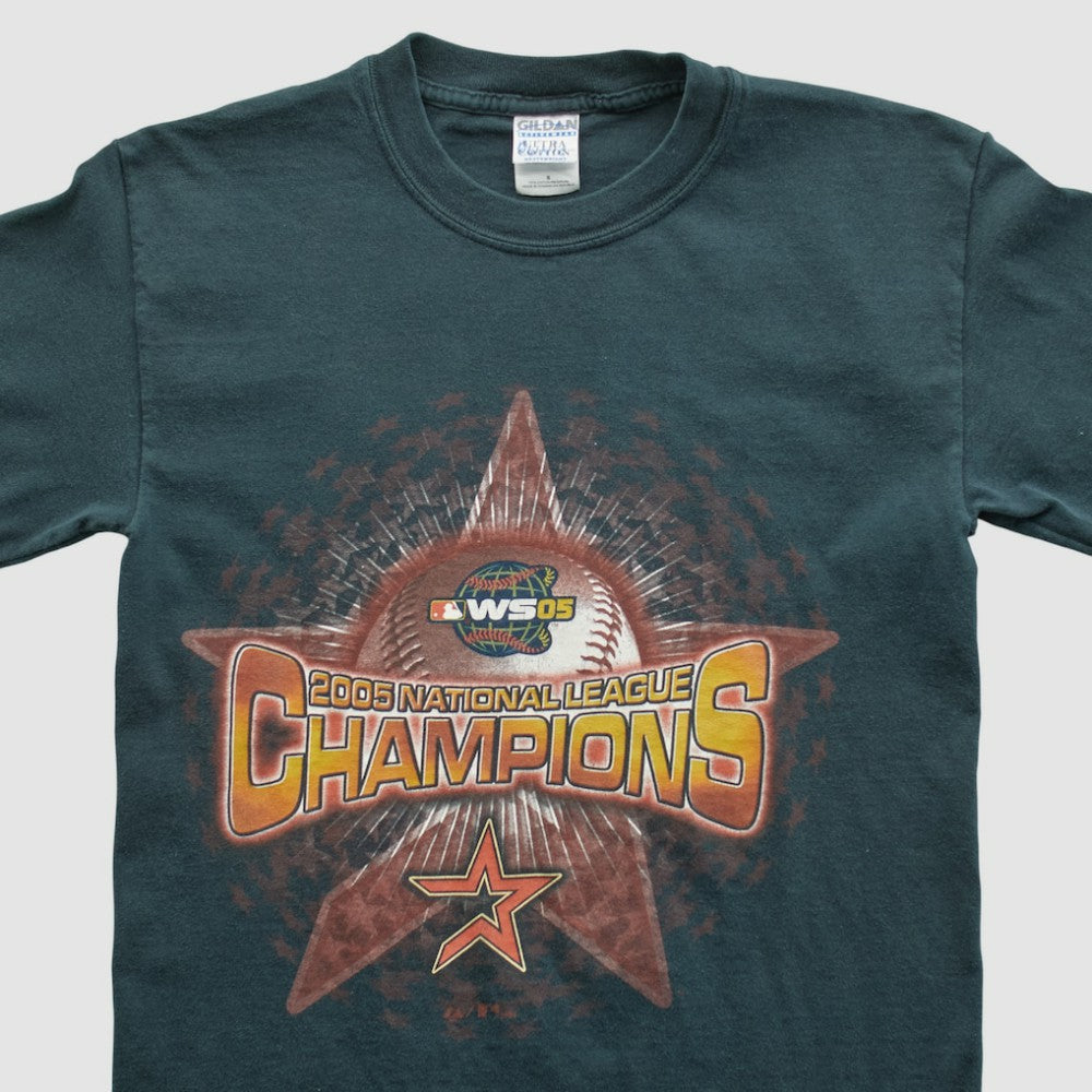 National League Champions Gildan 2005 T-shirt - Charcoal Vintage