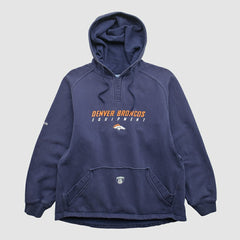 NFL Denver Broncos Reebok 2000s Hooded Pullover Sweatshirt