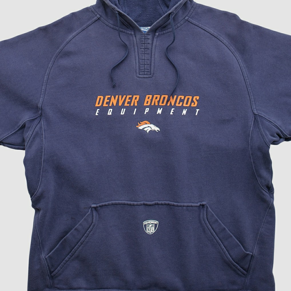 NFL Denver Broncos Reebok 2000s Hooded Pullover Sweatshirt