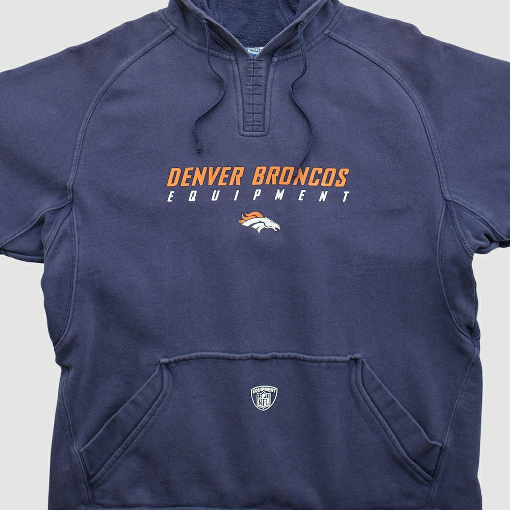 NFL Denver Broncos Reebok 2000s Hooded Pullover Sweatshirt