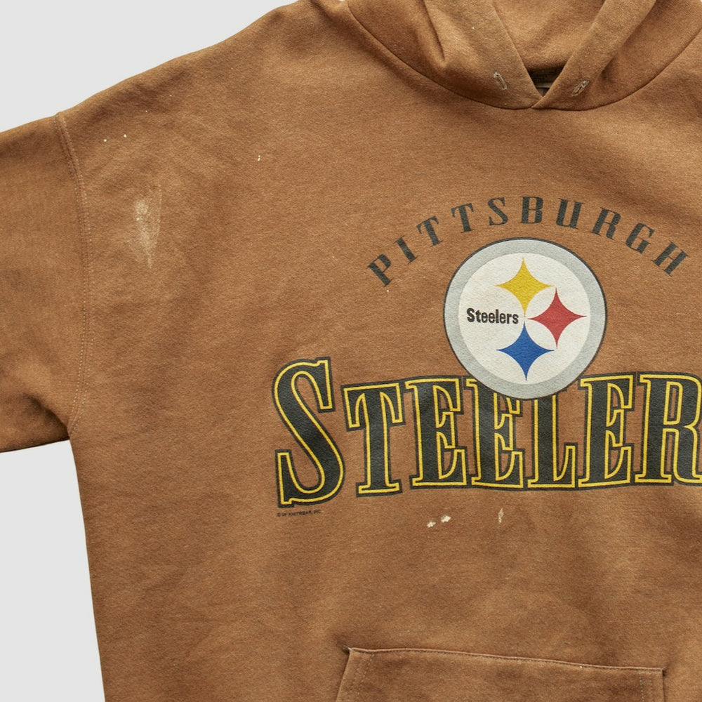 NFL Pittsburgh Steelers Lee Sport 2000s Hooded Pullover Sweatshirt
