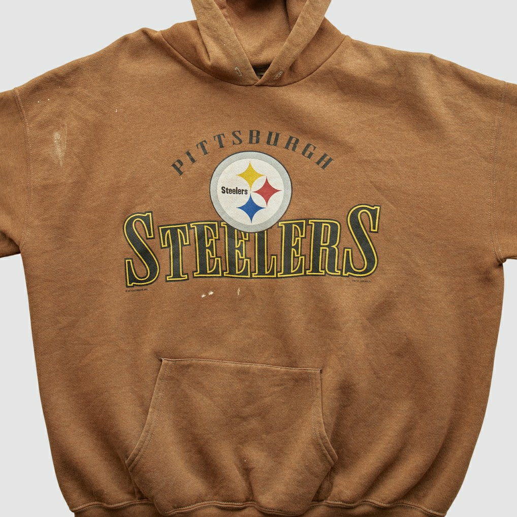 NFL Pittsburgh Steelers Lee Sport 2000s Hooded Pullover Sweatshirt