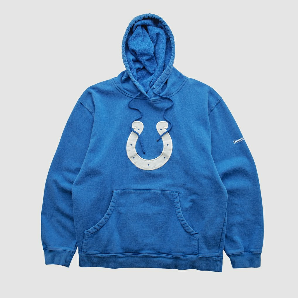 NFL Indianapolis Colts Reebok 2000s Hooded Pullover Sweatshirt