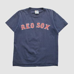 Boston Red Sox Majestic 2000s T-shirt - Navy Vintage
