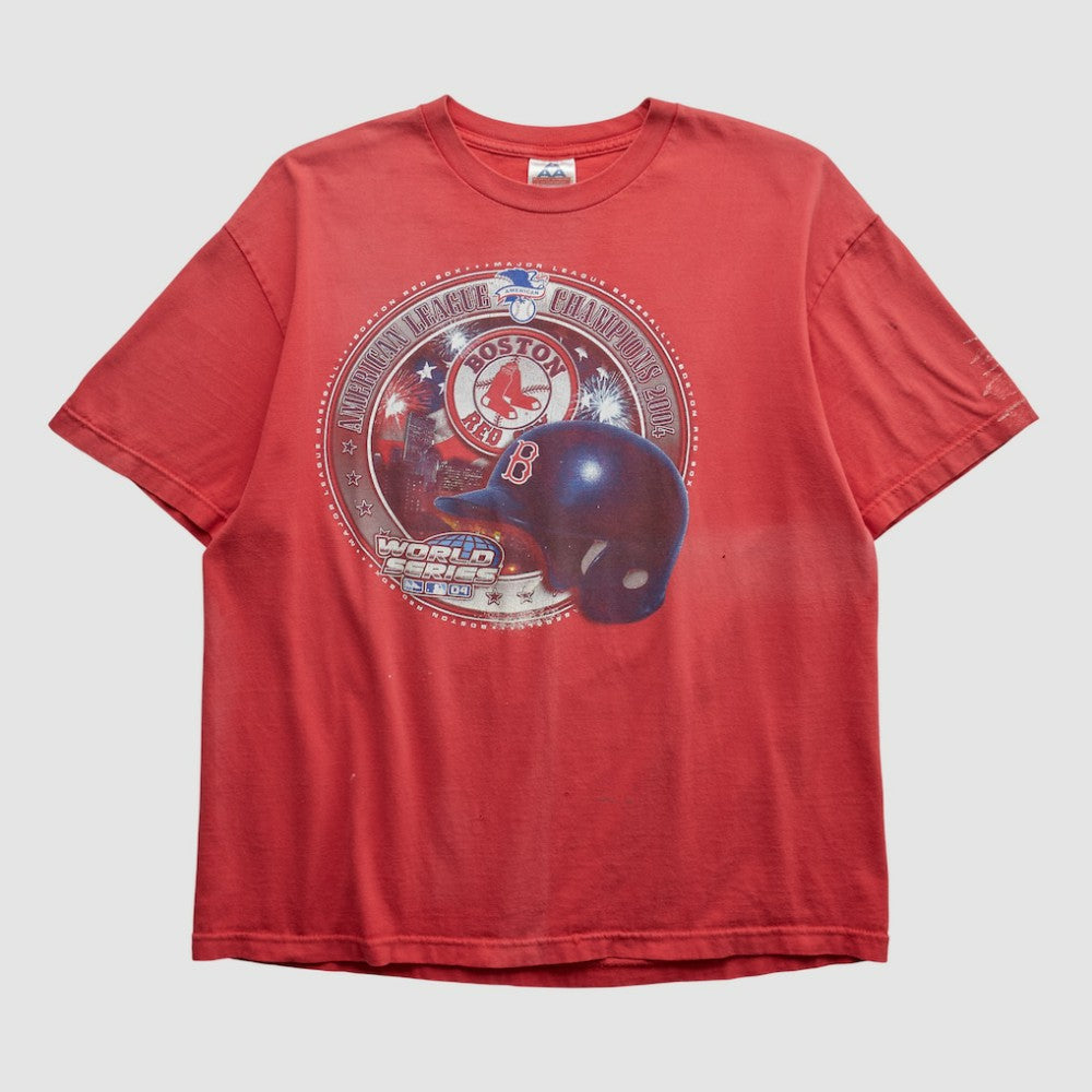 Boston Red Sox Alstyle 2004 T-shirt - Red Vintage