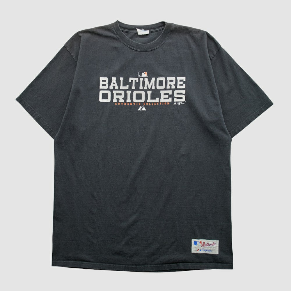 Baltimore Orioles Majestic 2006 T-shirt - Charcoal Vintage