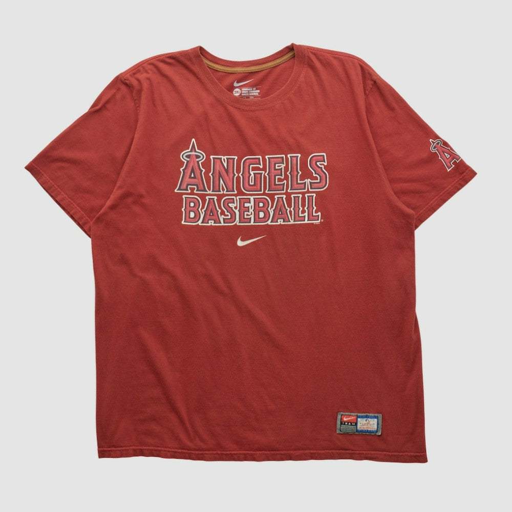 Los Angeles Angels 2010s T-shirt - Maroon Vintage | Nike