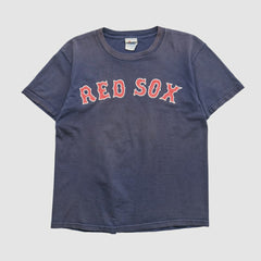 Boston Red Sox Majestic 2000s T-shirt - Navy Vintage