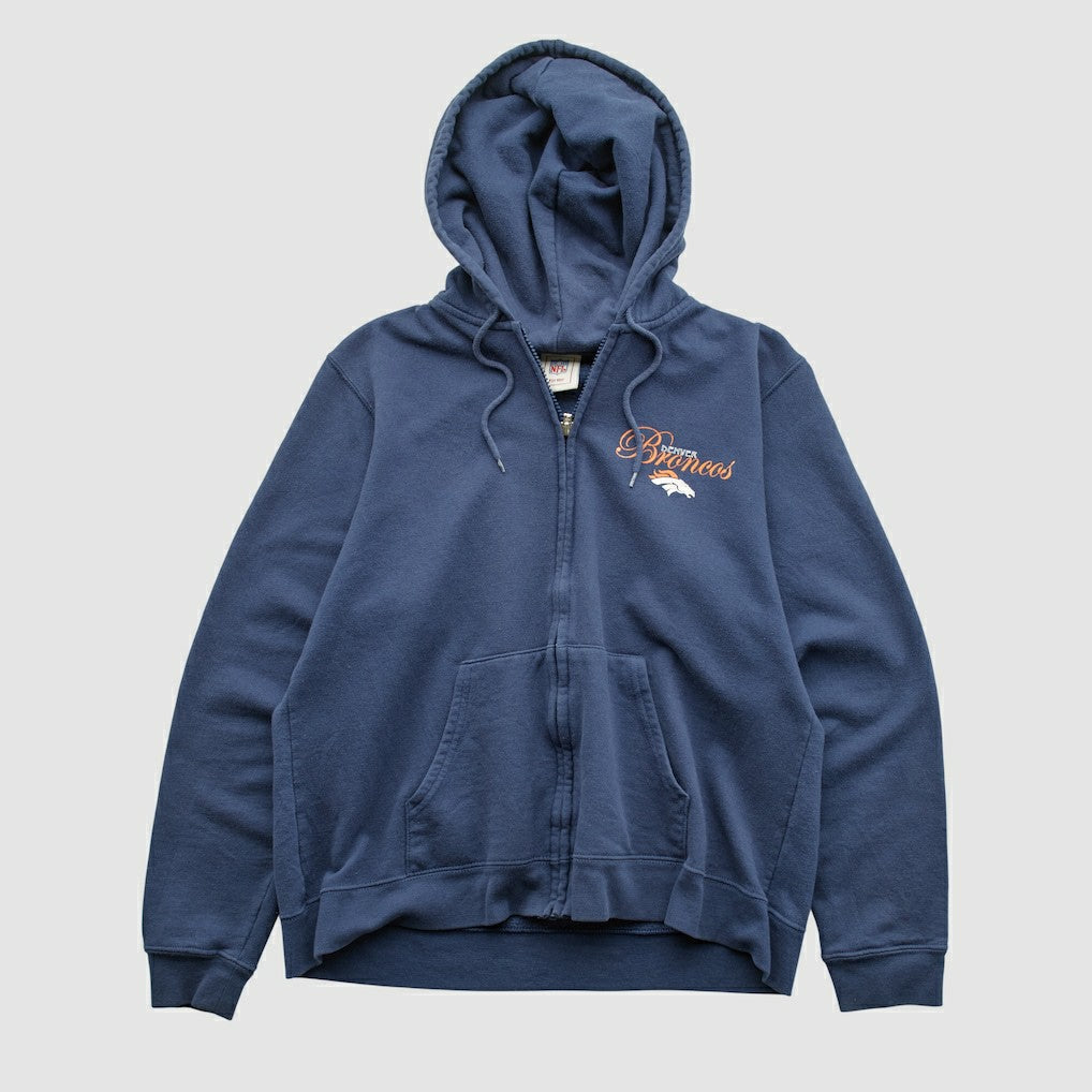 NFL Denver Broncos NFL 2000s Hooded Full Zip Sweatshirt