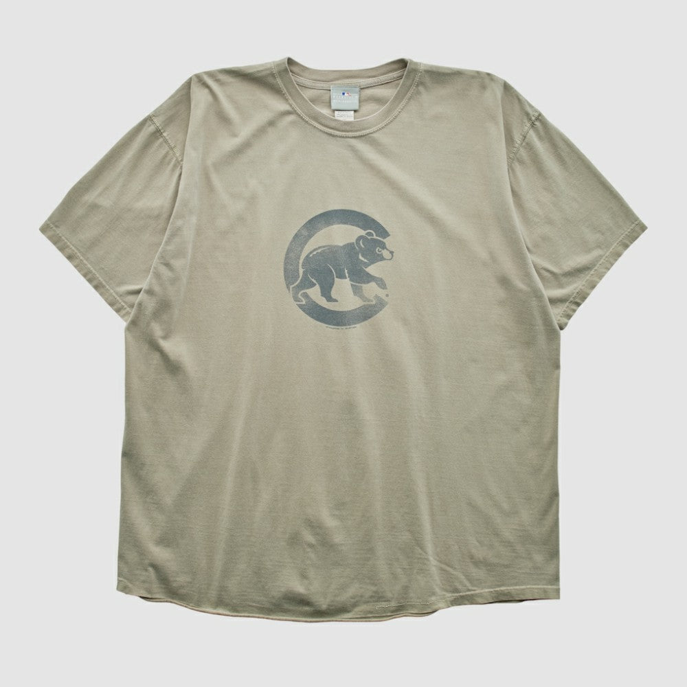 Chicago Cubs MLB Genuine Merchandise 2000s T-shirt - Tan Vintage
