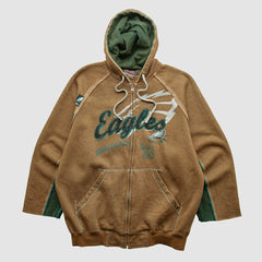 NFL Philadelphia Eagles NFL 2010s Hooded Full Zip Sweatshirt