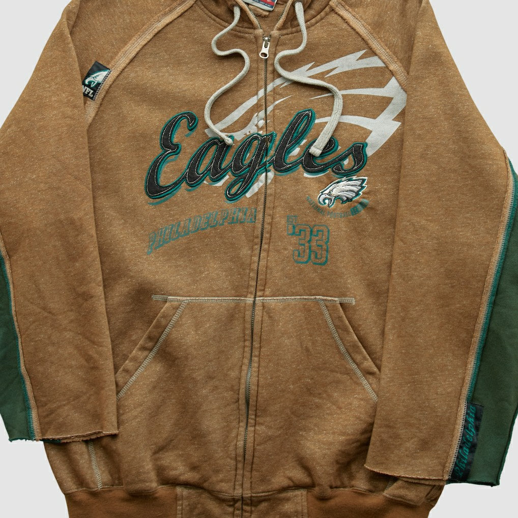 NFL Philadelphia Eagles NFL 2010s Hooded Full Zip Sweatshirt