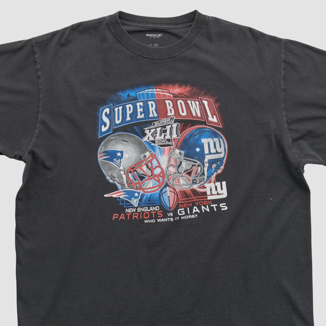 NFL New York Giants Super Bowl XLII Reebok 2008 T-shirt