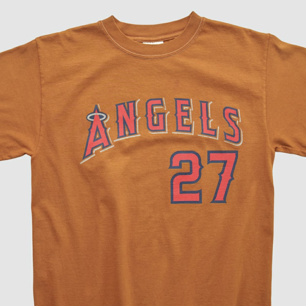 Los Angeles Angels Majestic 2000s T-shirt - Clay Vintage