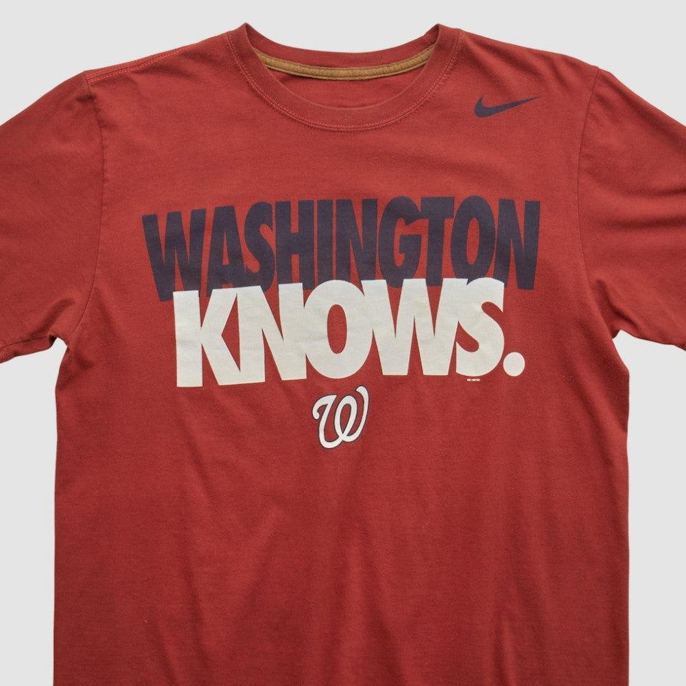 Washington Nationals 2010s T-shirt - Maroon Vintage | Nike