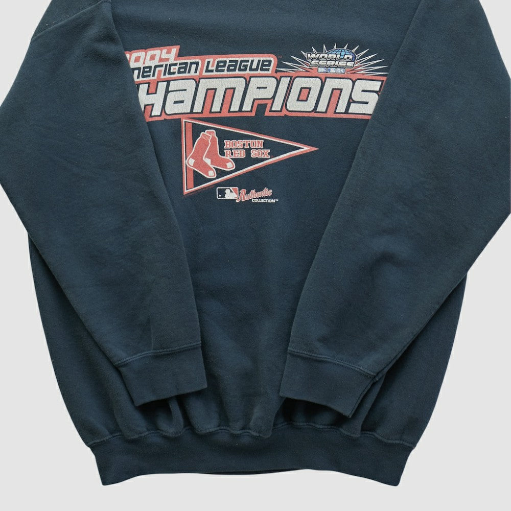 Boston Red Sox 2004 Pullover Sweatshirt - Black Vintage