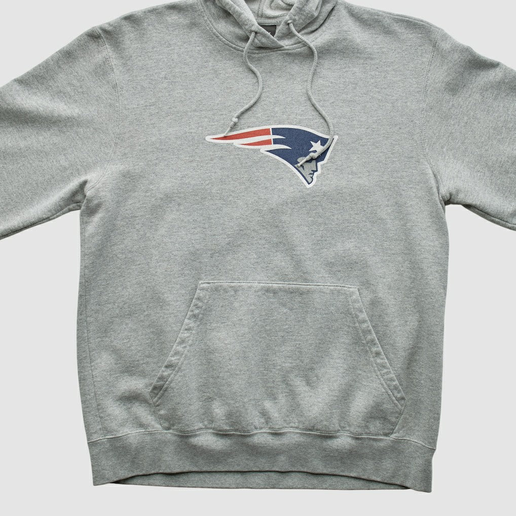 NFL New England Patriots Reebok 2000s Hooded Pullover Sweatshirt