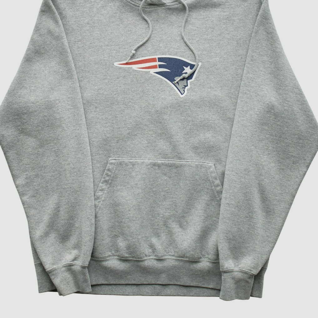 NFL New England Patriots Reebok 2000s Hooded Pullover Sweatshirt