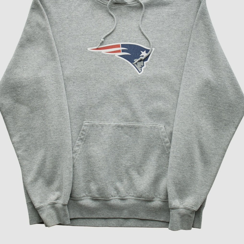 NFL New England Patriots Reebok 2000s Hooded Pullover Sweatshirt