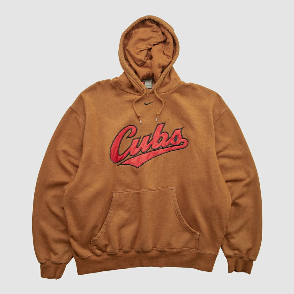 Chicago Cubs 2000s Hooded Pullover Sweatshirt - Clay Vintage | Nike