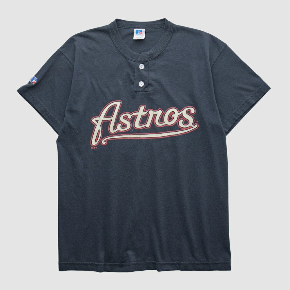 Houston Astros Russell 2000s T-shirt - Black
