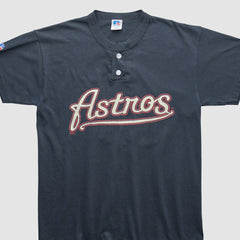 Houston Astros Russell 2000s T-shirt - Black