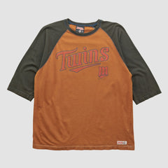 Minnesota Twins Stitches 2010s T-shirt - Clay Vintage