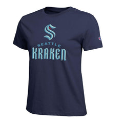 Seattle Kraken Champion Women's Wordmark Lockup T-Shirt