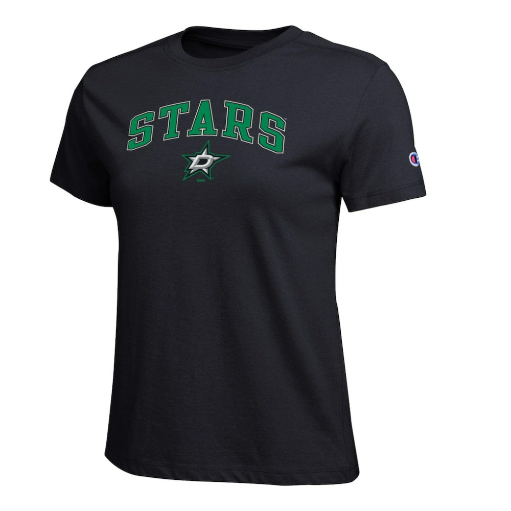 Dallas Stars Champion Women's Arch Mascot Logo T-Shirt