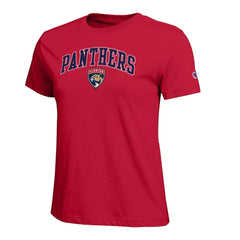 Florida Panthers Champion Women's Arch Mascot Logo T-Shirt
