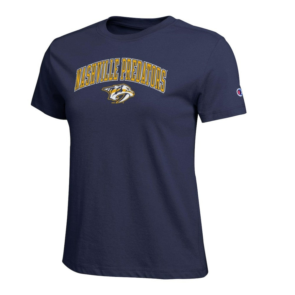 Nashville Predators Champion Women's Arch Mascot Logo T-Shirt