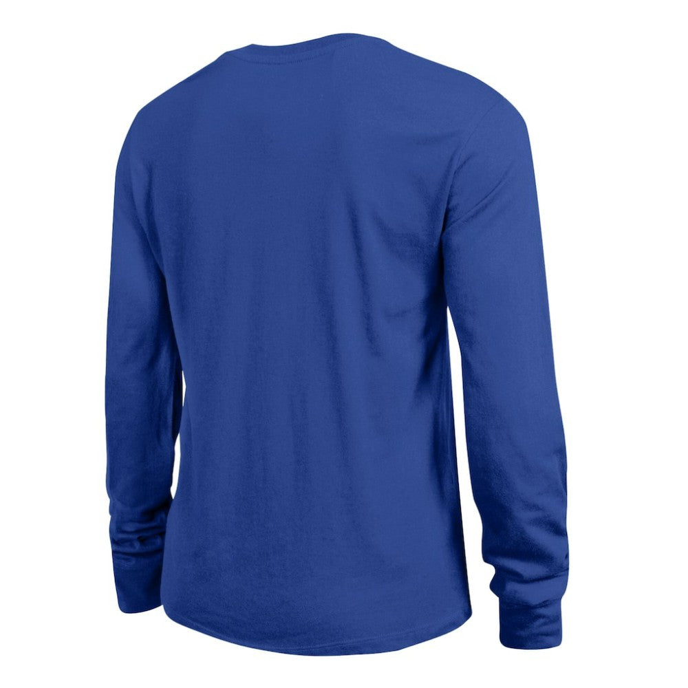 New York Rangers Champion Women's Wordmark Lockup Long Sleeve T-Shirt