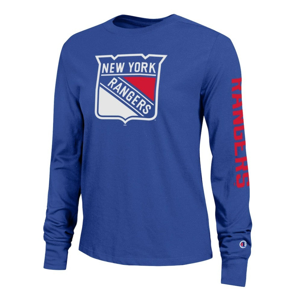 New York Rangers Champion Women's 2-Hit Long Sleeve T-Shirt
