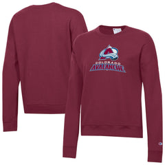 Colorado Avalanche Champion Women's Wordmark Lockup Powerblend Sweatshirt