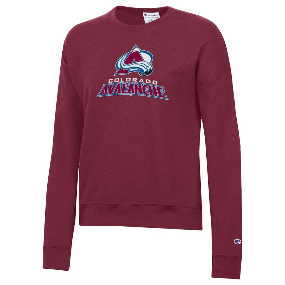 Colorado Avalanche Champion Women's Wordmark Lockup Powerblend Sweatshirt
