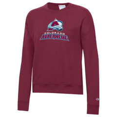 Colorado Avalanche Champion Women's Wordmark Lockup Powerblend Sweatshirt