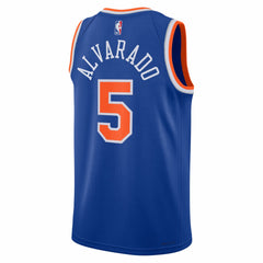 José Alvarado New York Knicks Unisex Swingman Jersey - Icon Edition - Blue | Nike for sale