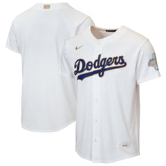 Los Angeles Dodgers Youth 2026 Gold Collection Home Replica Jersey - White | Nike
