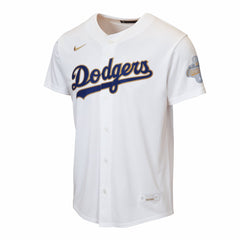 Los Angeles Dodgers Youth 2026 Gold Collection Home Replica Jersey - White | Nike