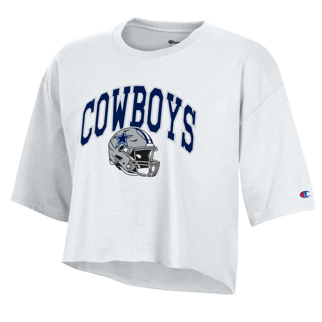 NFL Dallas Cowboys Women's Boyfriend Cropped T-Shirt