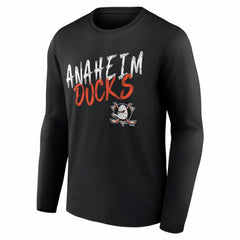 Anaheim Ducks Hustle Personalized Name & Number Long Sleeve T-Shirt