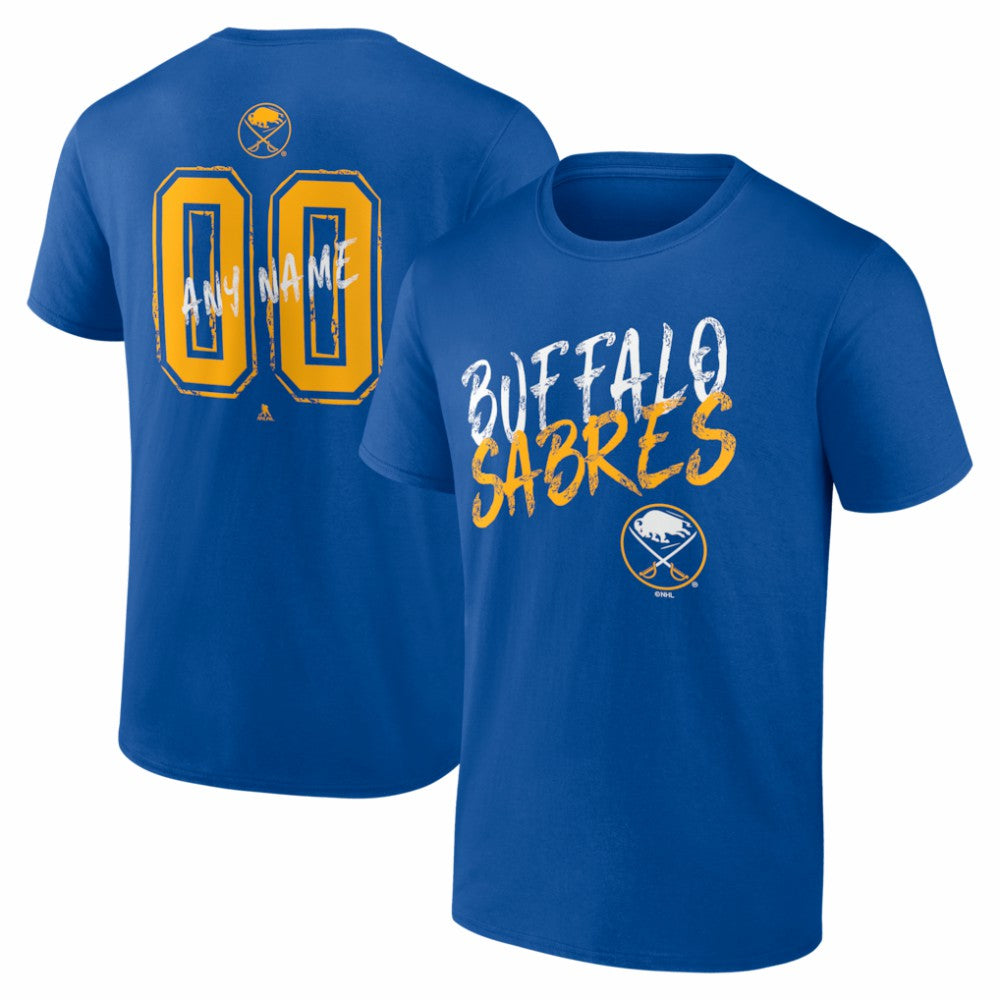 Buffalo Sabres Hustle Personalized Name & Number T-Shirt
