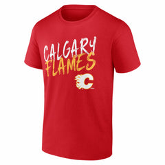 Calgary Flames Hustle Personalized Name & Number T-Shirt
