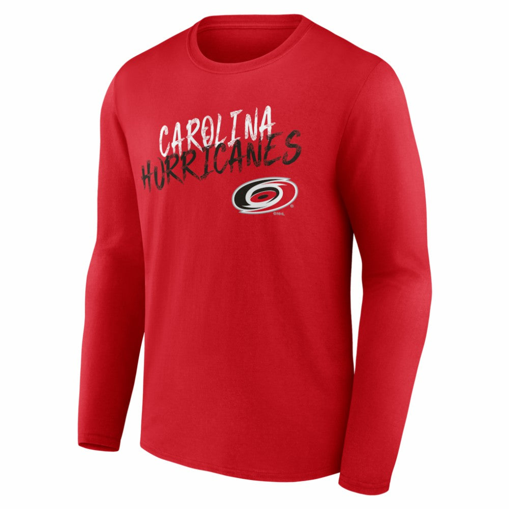 Carolina Hurricanes Hustle Personalized Name & Number Long Sleeve T-Shirt