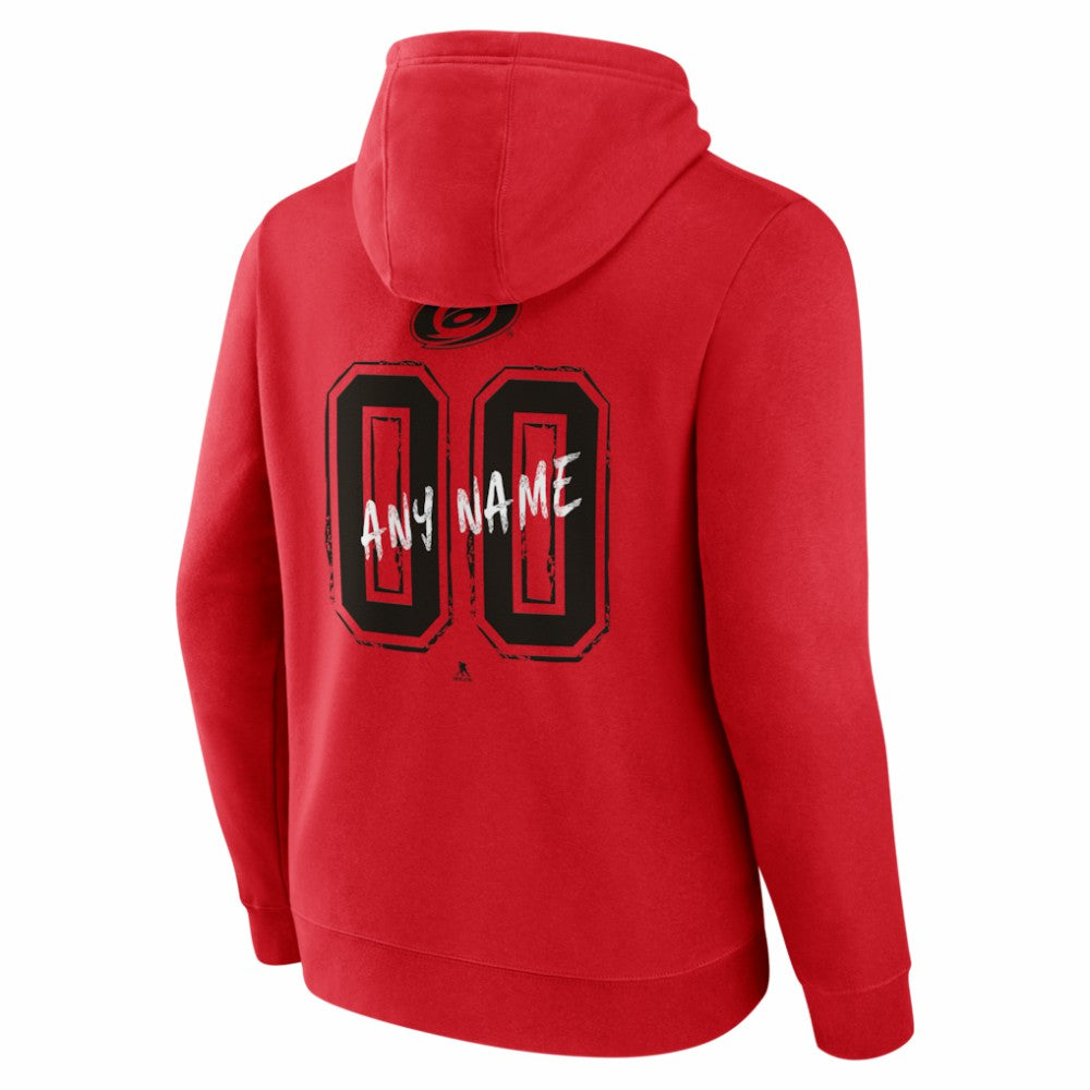 Carolina Hurricanes Hustle Personalized Name & Number Hoodie