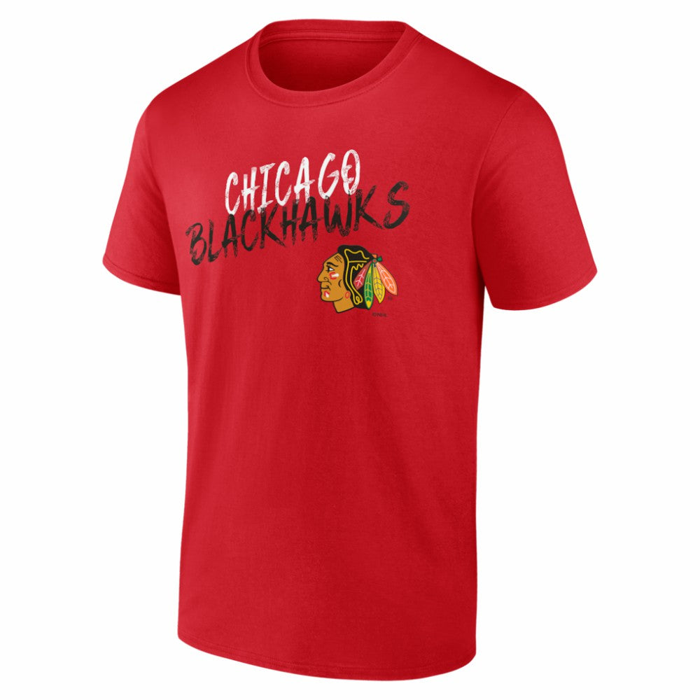 Chicago Blackhawks Big & Tall Hustle Personalized Name & Number T-Shirt