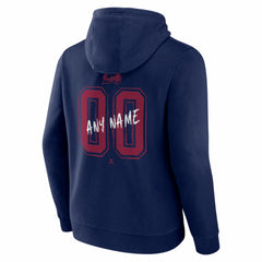 Colorado Avalanche Big & Tall Hustle Personalized Name & Number Hoodie