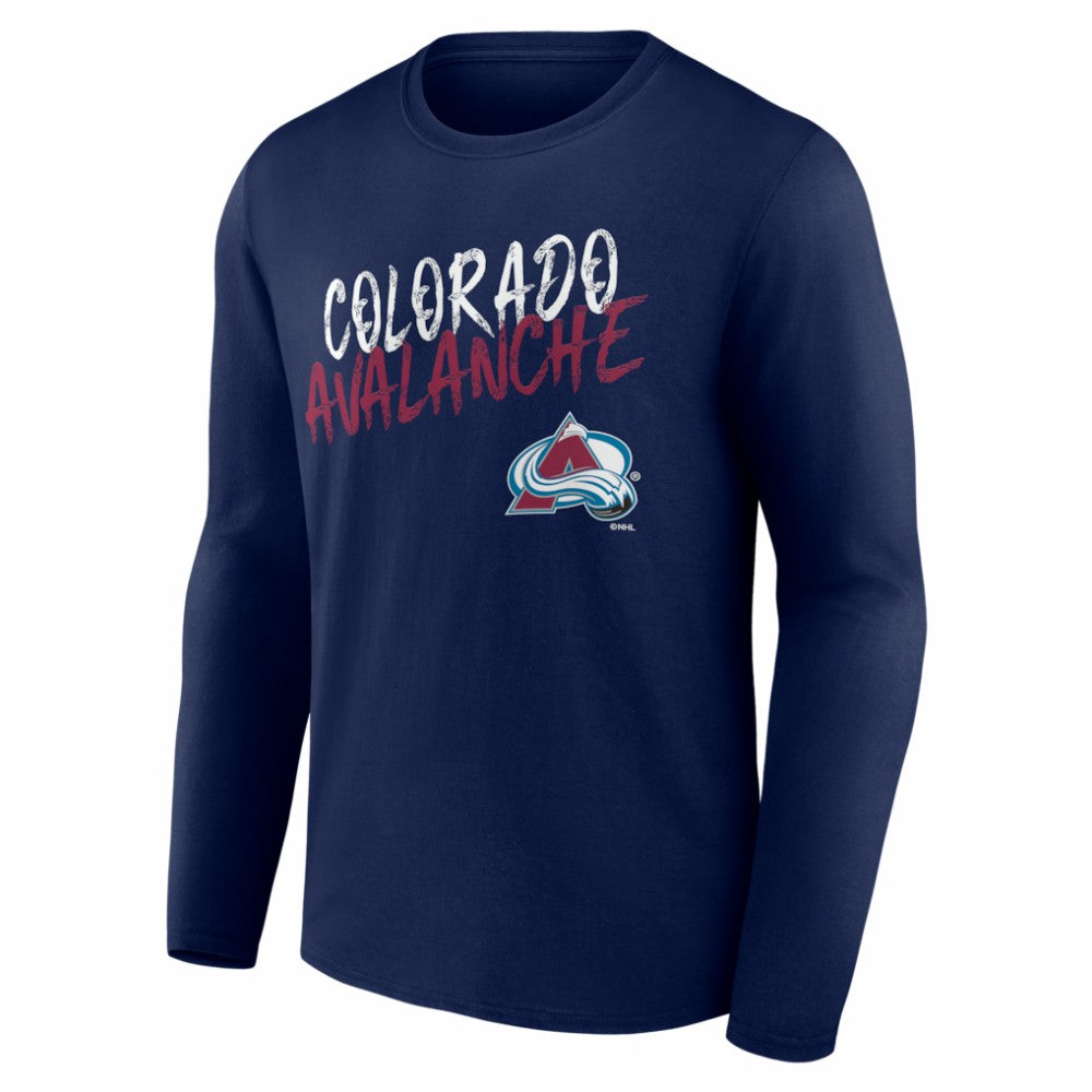 Colorado Avalanche Hustle Personalized Name & Number Long Sleeve T-Shirt