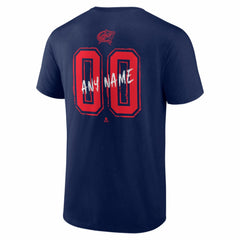 Columbus Blue Jackets Hustle Personalized Name & Number T-Shirt