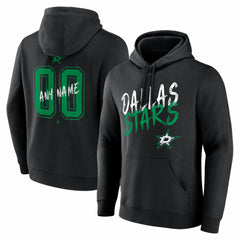 Dallas Stars Hustle Personalized Name & Number Hoodie